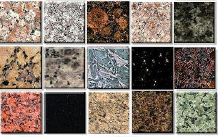 Granite samples